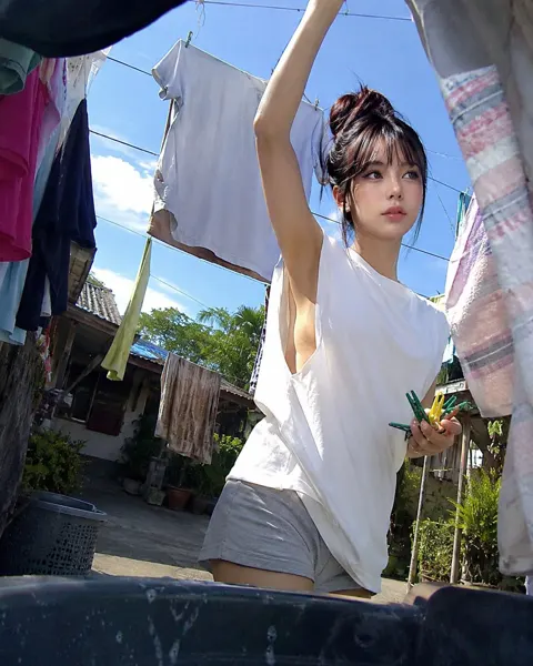 Sony ericsson k800i y2k laundry girl snapshot