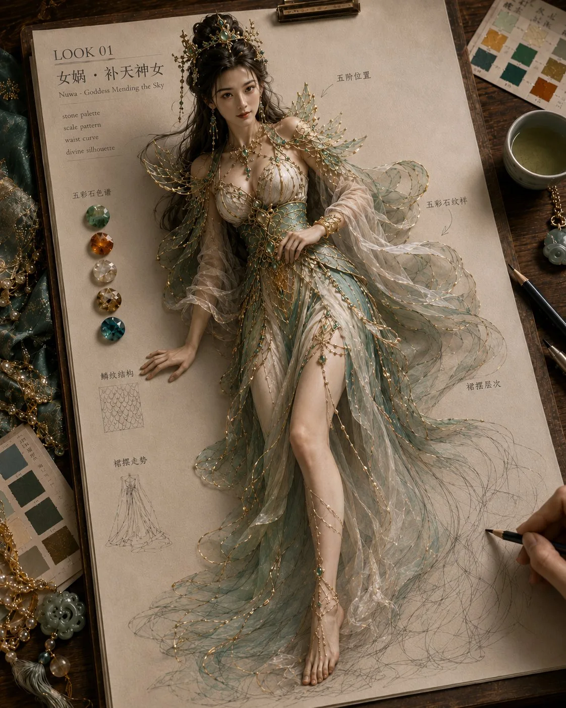 Paper to reality mythical haute couture design — Sonra