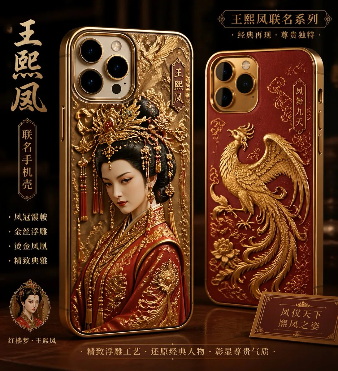 Wang xifeng gold relief case — After
