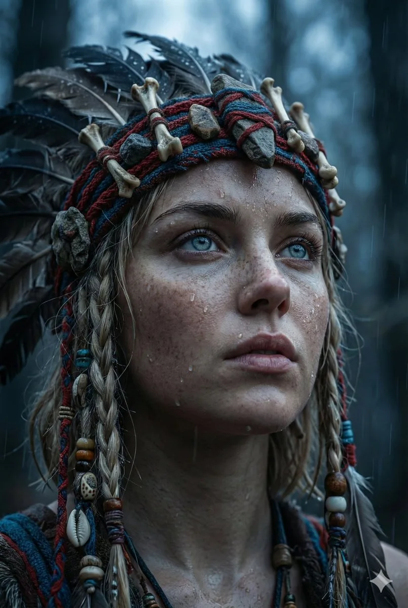 Wild tribal warrior goddess — After