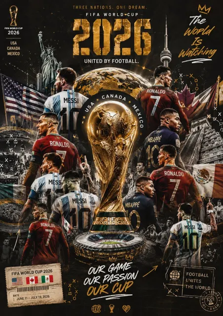 Fifa world cup 2026 premium poster design