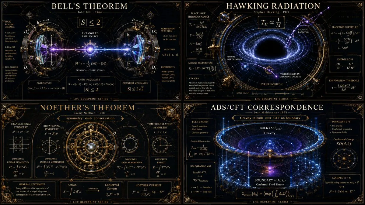 Advanced physics infographic prompt — Sonra