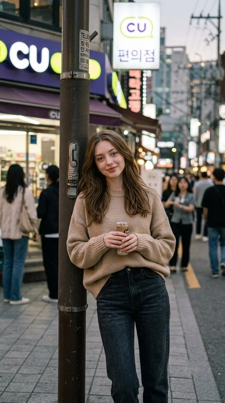 Ultra realistic korean girl cinematic portrait — After