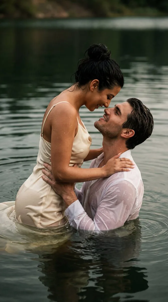 Cinematic lake embrace — After