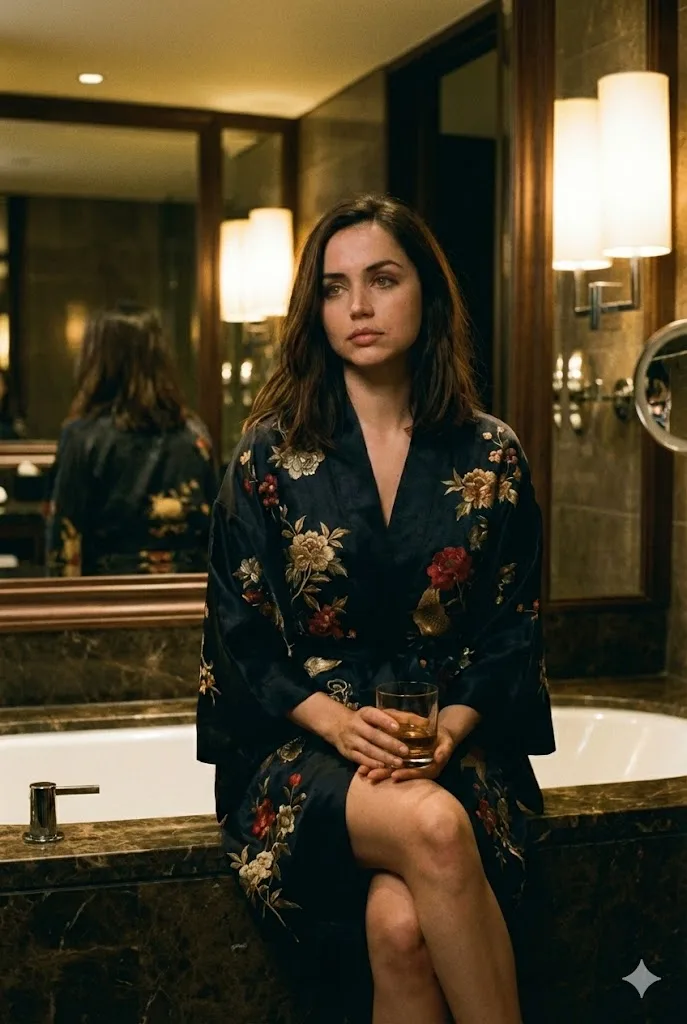 Tokyo night kimono portrait — Sonra