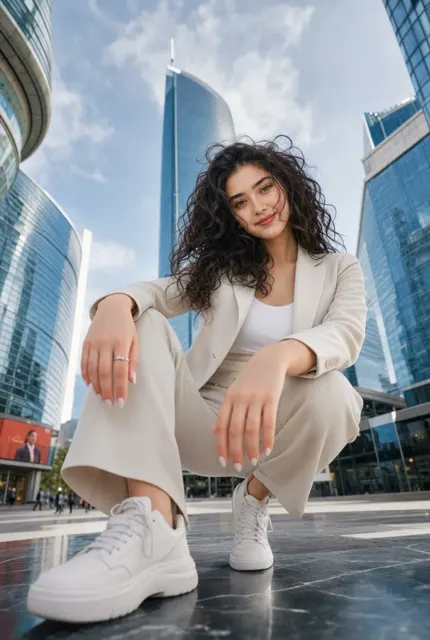 Urban vogue vision futuristic street fashion