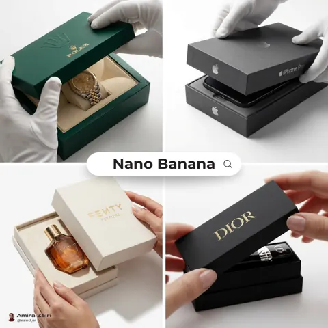 Luxury unboxing moment