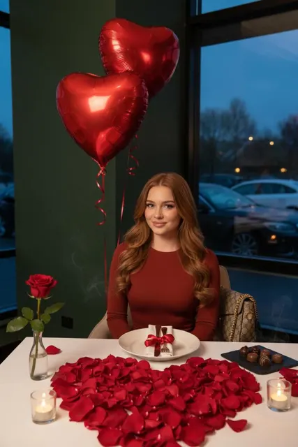 Luxury valentine dinner
