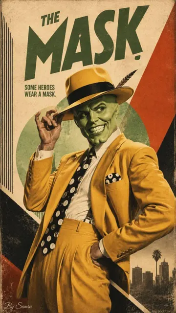 1950s 1960s vintage editorial poster prompt