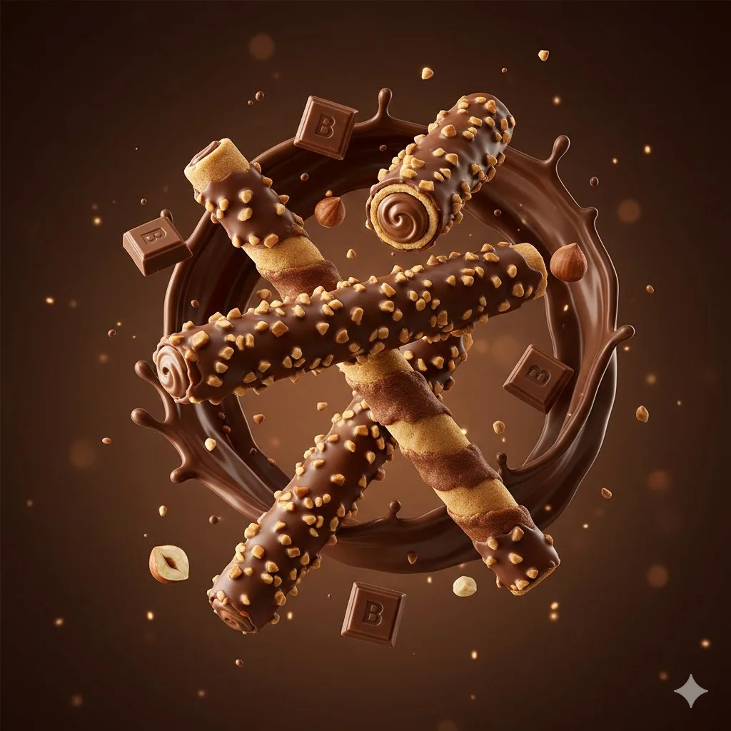 Zero gravity chocolate wafer — Sonra