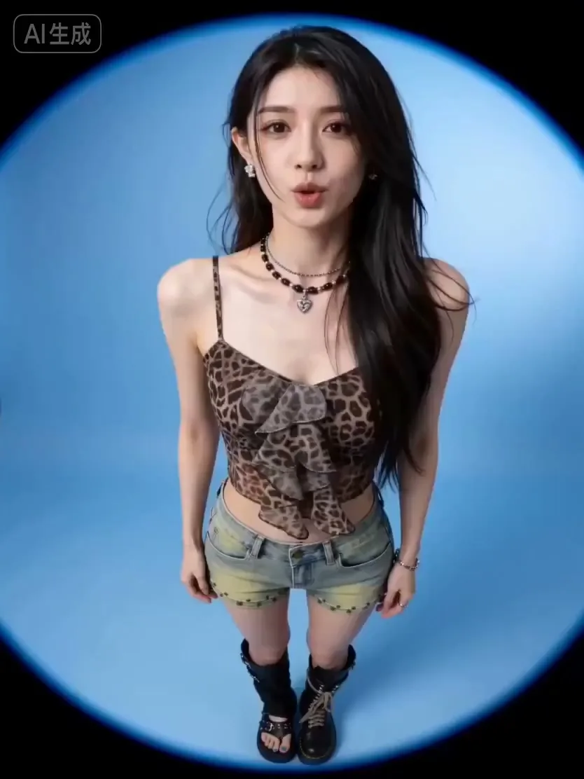 Fisheye lens fashion girl — After