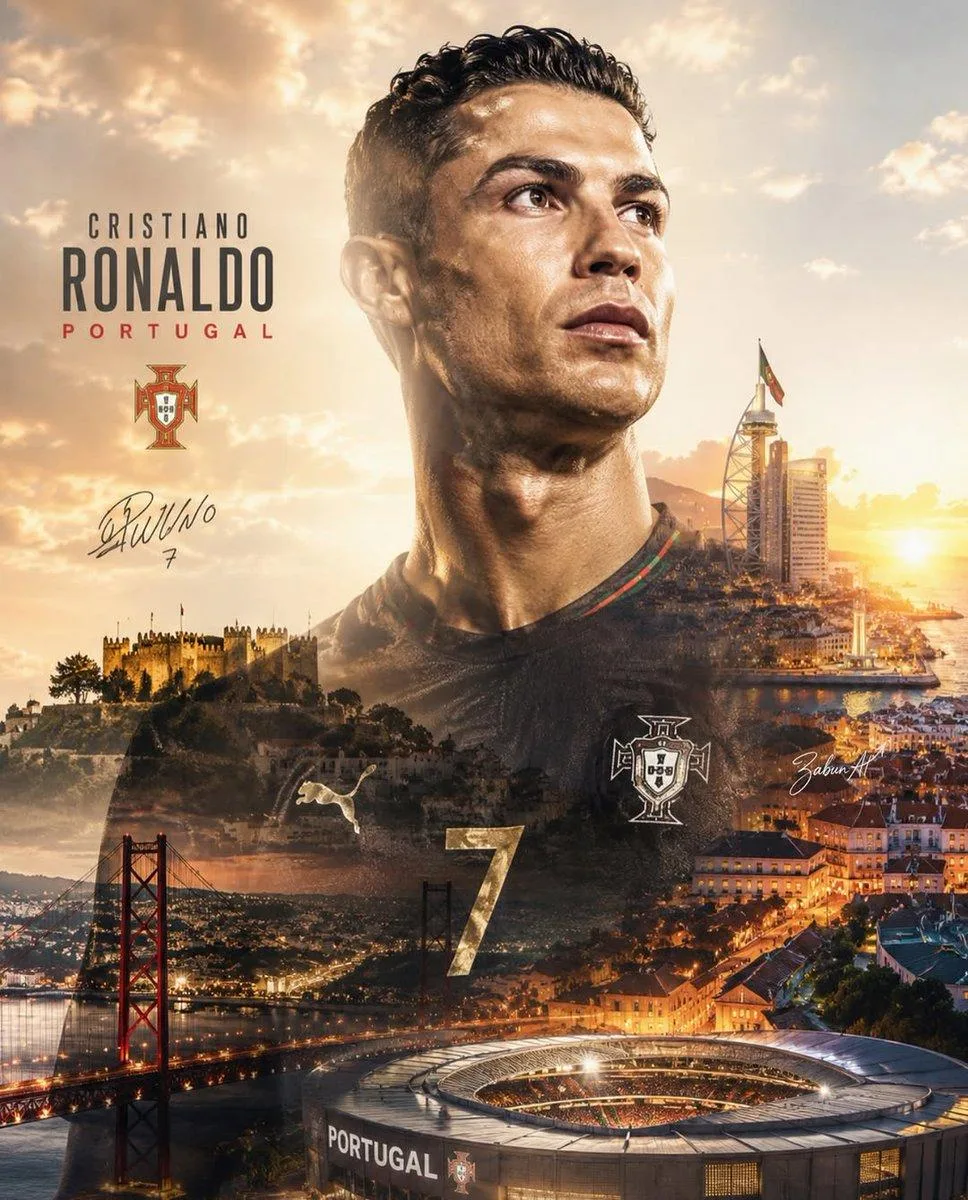 Cinematic national hero football player poster — After