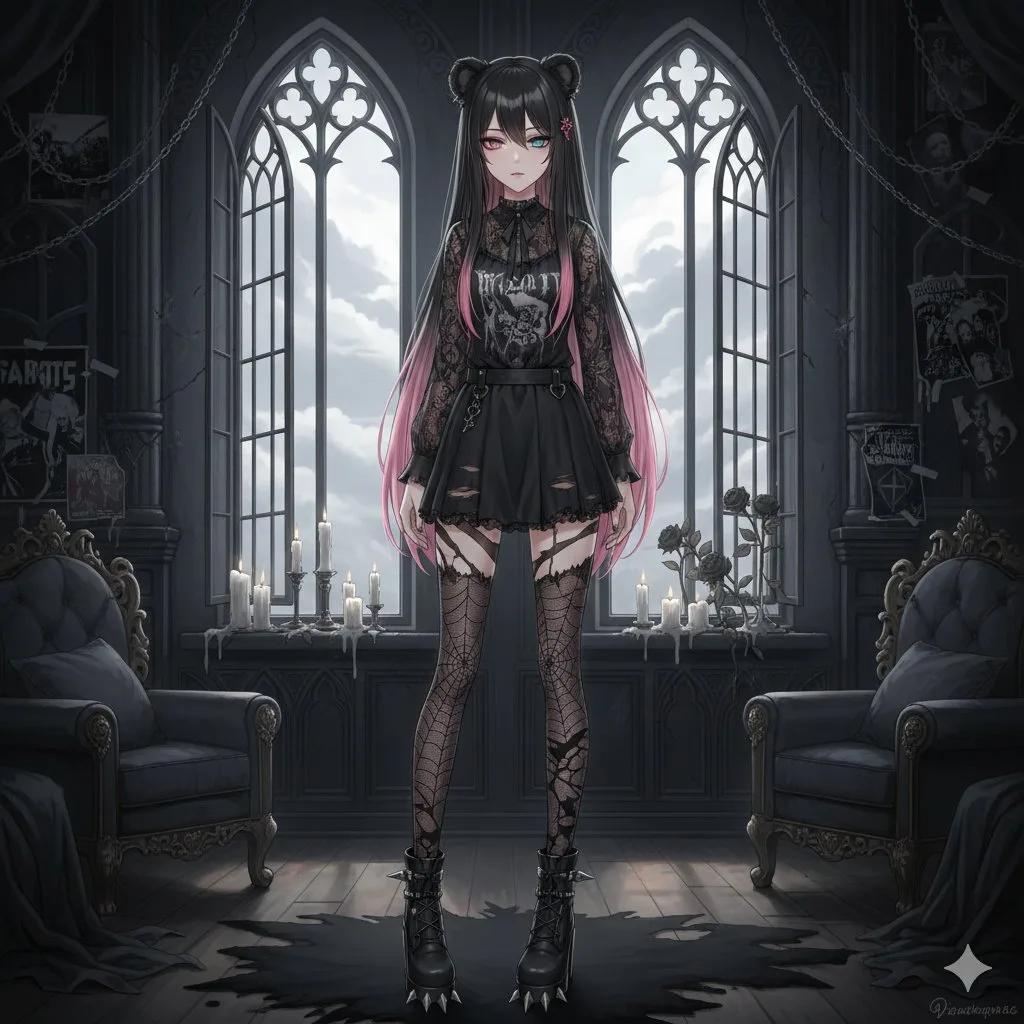 Black pink death barbie — After