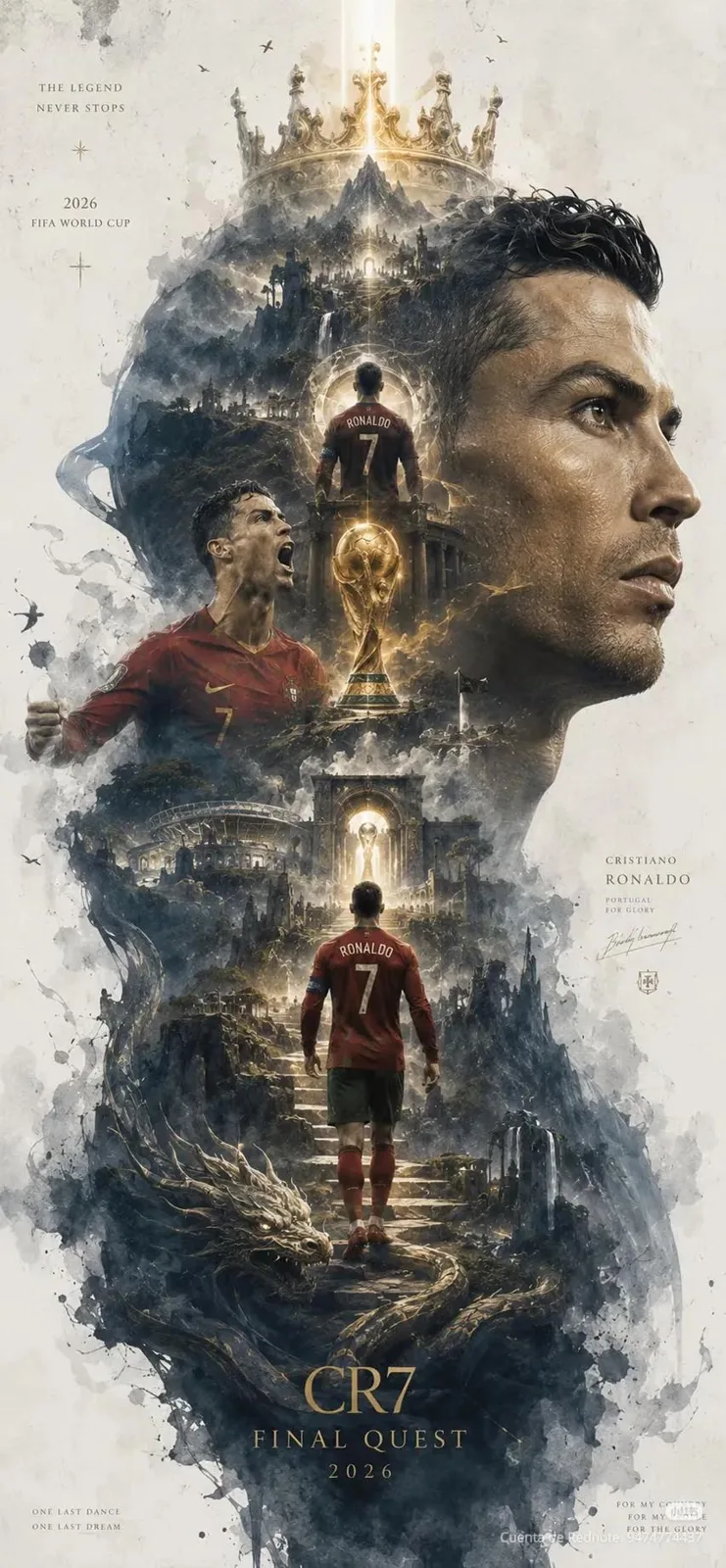 Cinematic fantasy football legacy poster — After