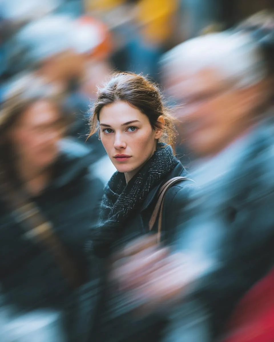 Ultra realistic cinematic street portrait — Sonra