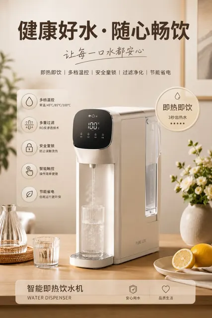 High quality coffee pot appliance ad poster