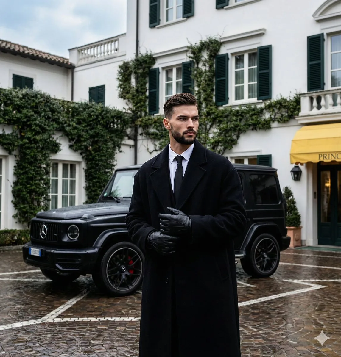 Old money winter gentleman — Sonra