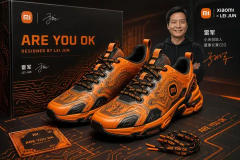 Lei jun meme co branded shoes