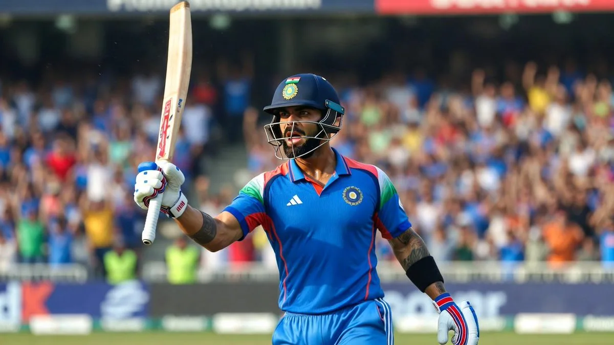 Virat kohli stadium spotlight — Sonra
