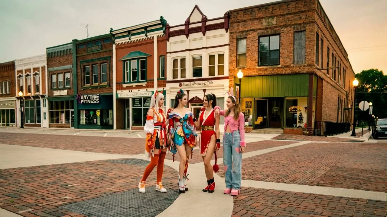 Tiktok dance street fight — After