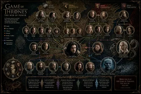Epic dark character poster