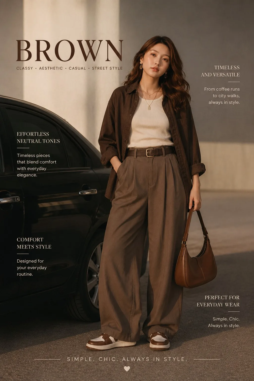 Luxury korean street style editorial — After