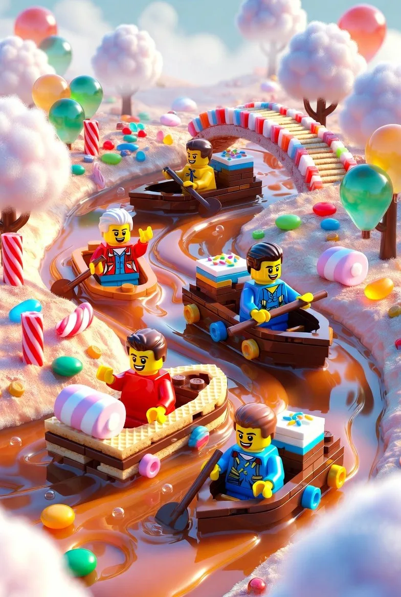 Lego chocolate river fantasy — Sonra