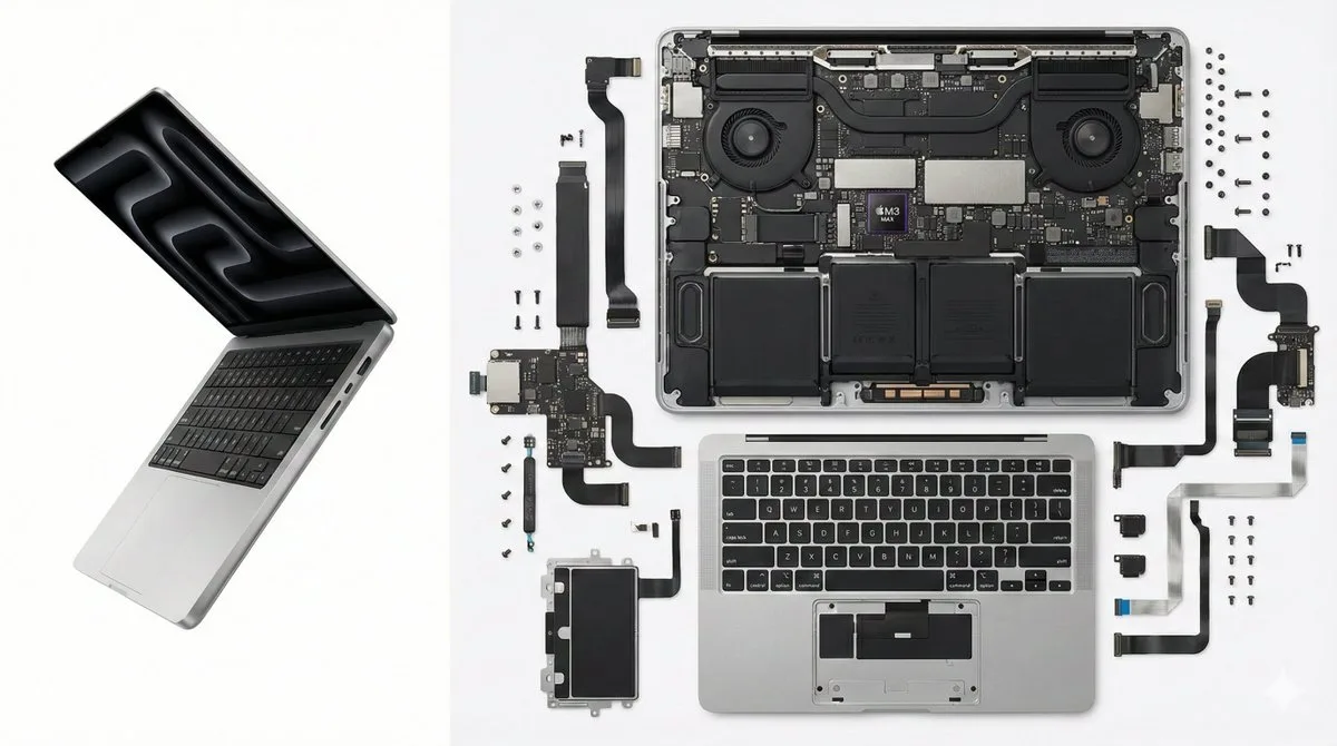 MacBook Pro 笔记本电脑拆解 — Sonra