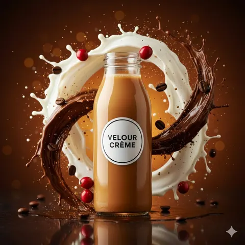 High speed luxury latte ad