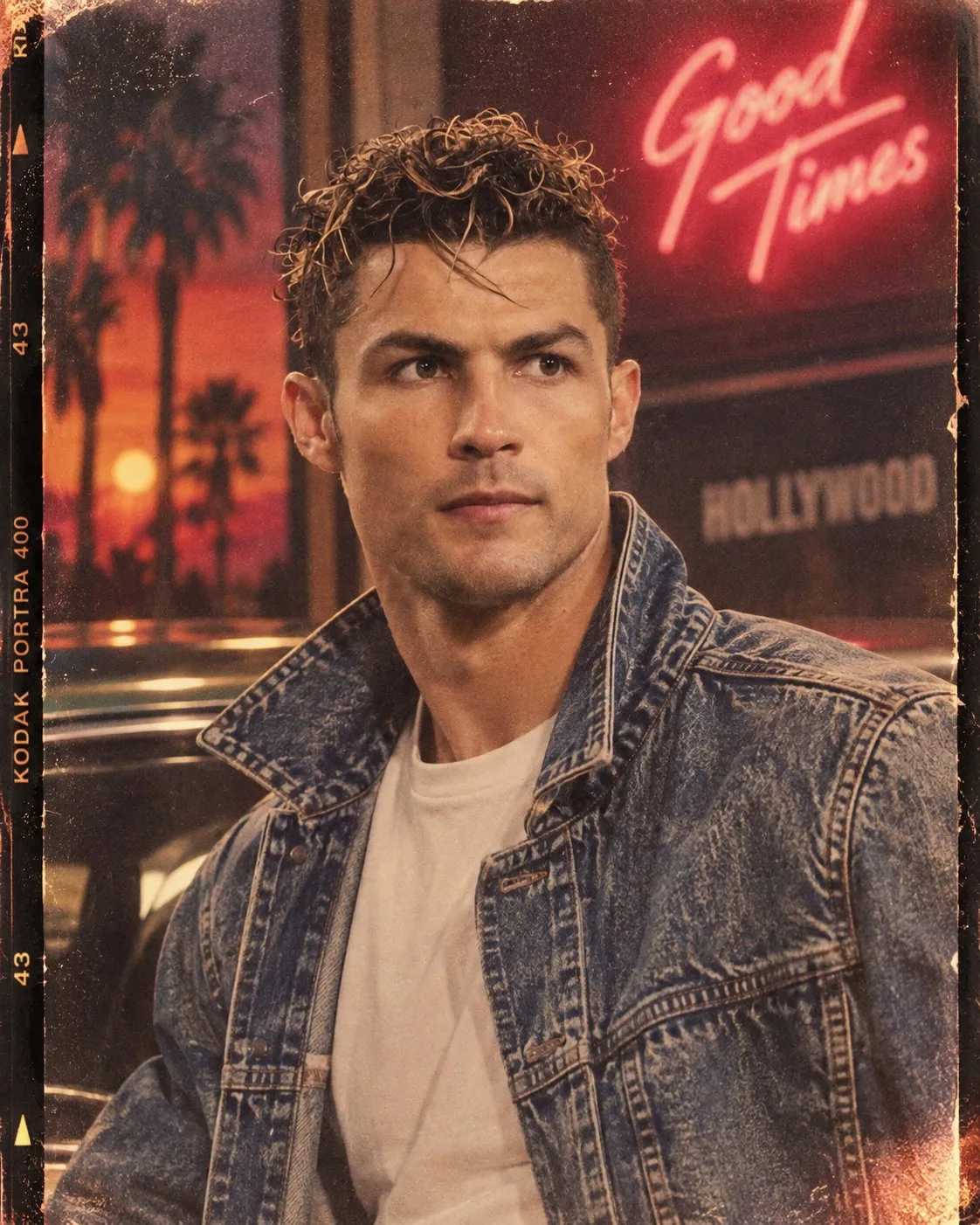 1980s retro vintage portrait — After