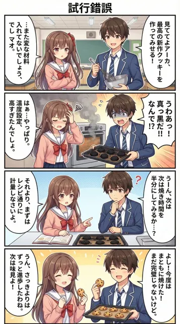 Trial and error manga story