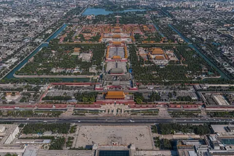 Tiananmen forbidden city axis