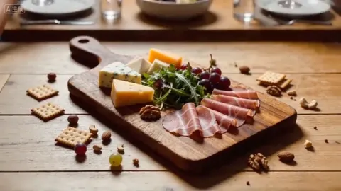 Rustic wood food commercial