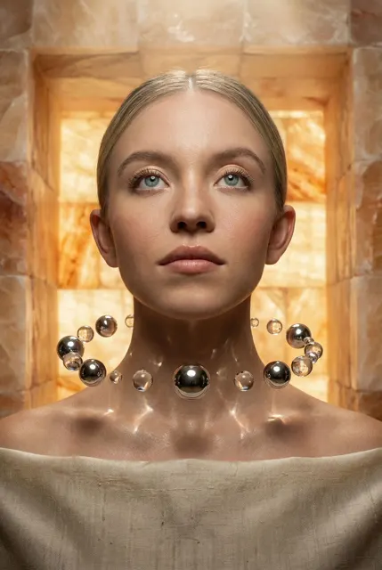 Levitating mercury oracle portrait