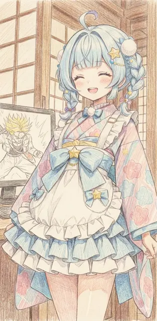 Healing anime girl mizumiya suu sweet smile