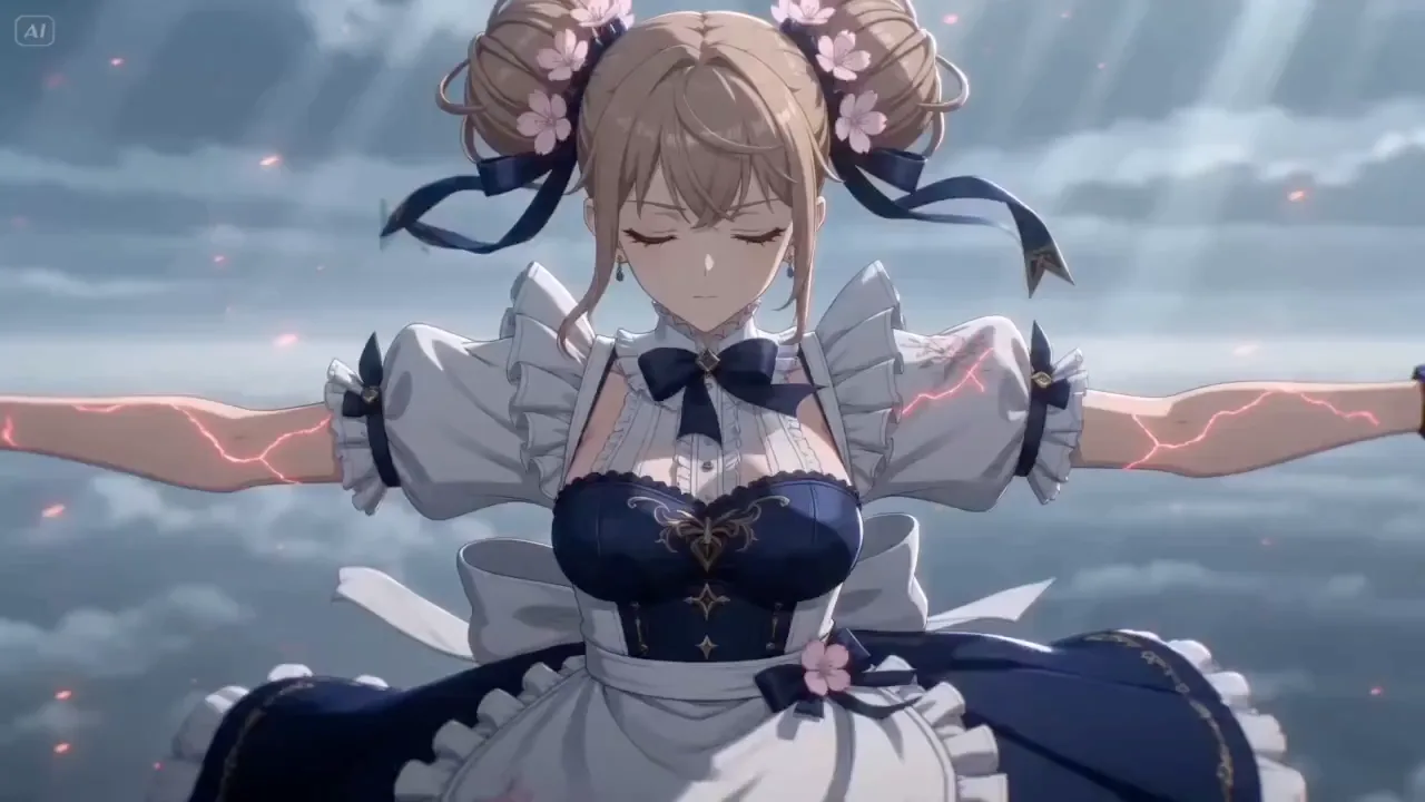 Mecha maid sky fall — After