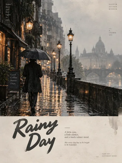 Premium editorial art poster generator