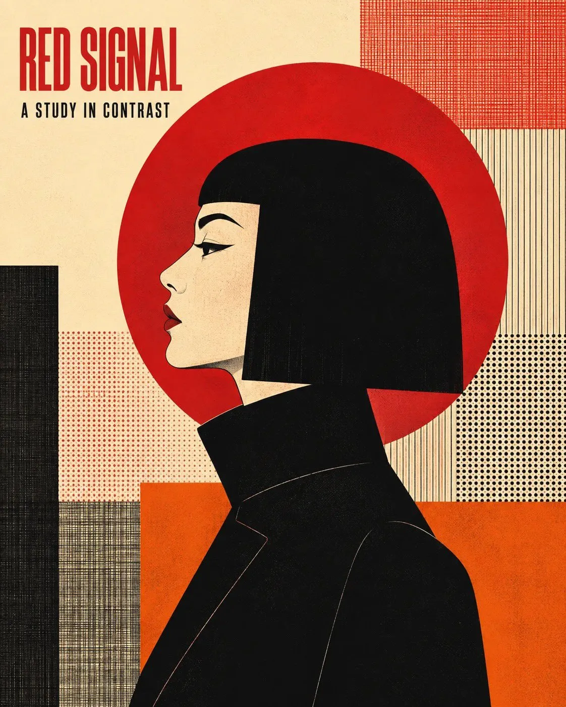 Editorial poster flat vector profile — After