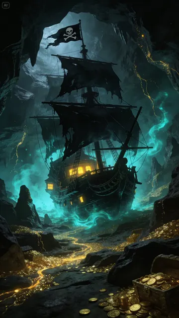 Silent voyage to golden uncharted sea