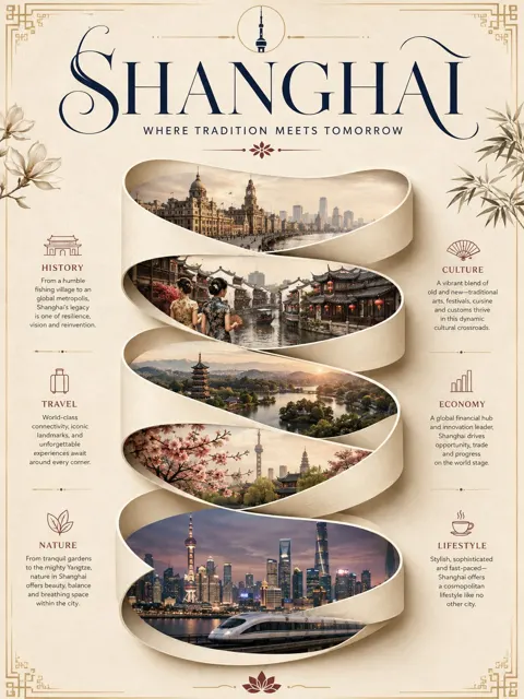 Premium editorial travel poster design prompt
