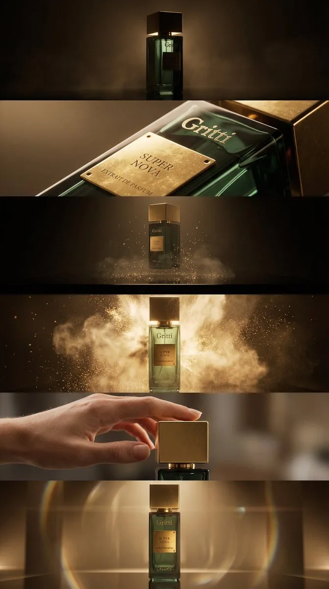 Luxury product golden visual feast — After