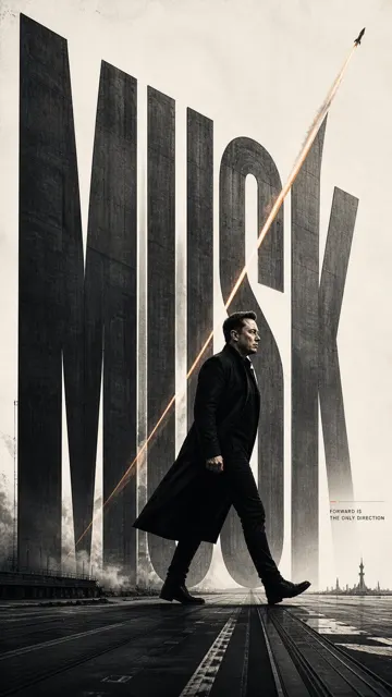 Elon musk poster design
