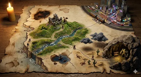 Pop up adventure quest