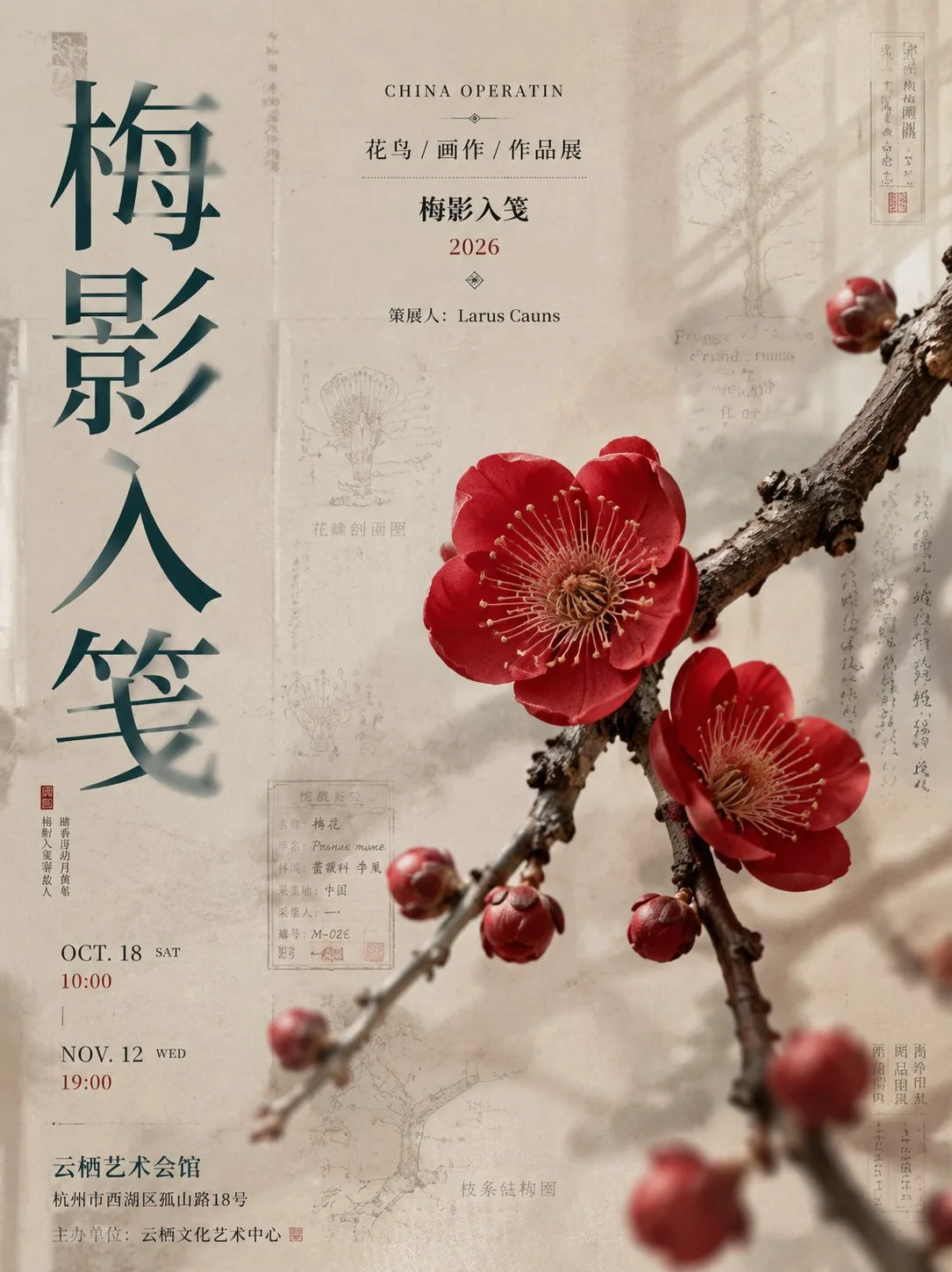 New chinese style exhibition poster design — Sonra