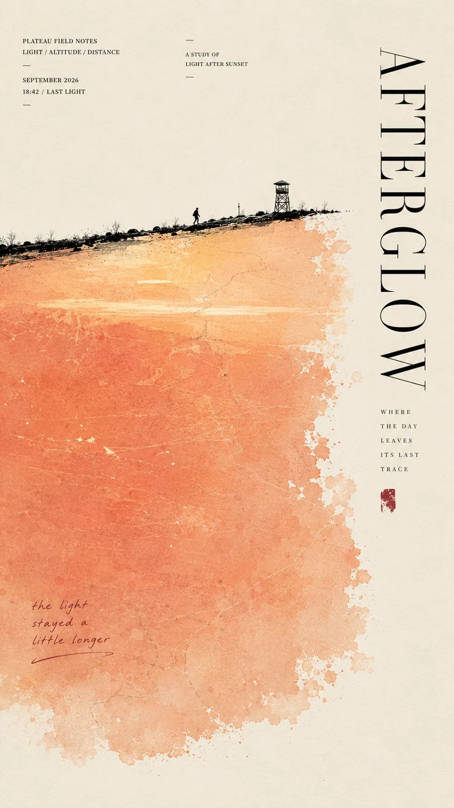 Refined minimalist editorial poster prompt — Sonra