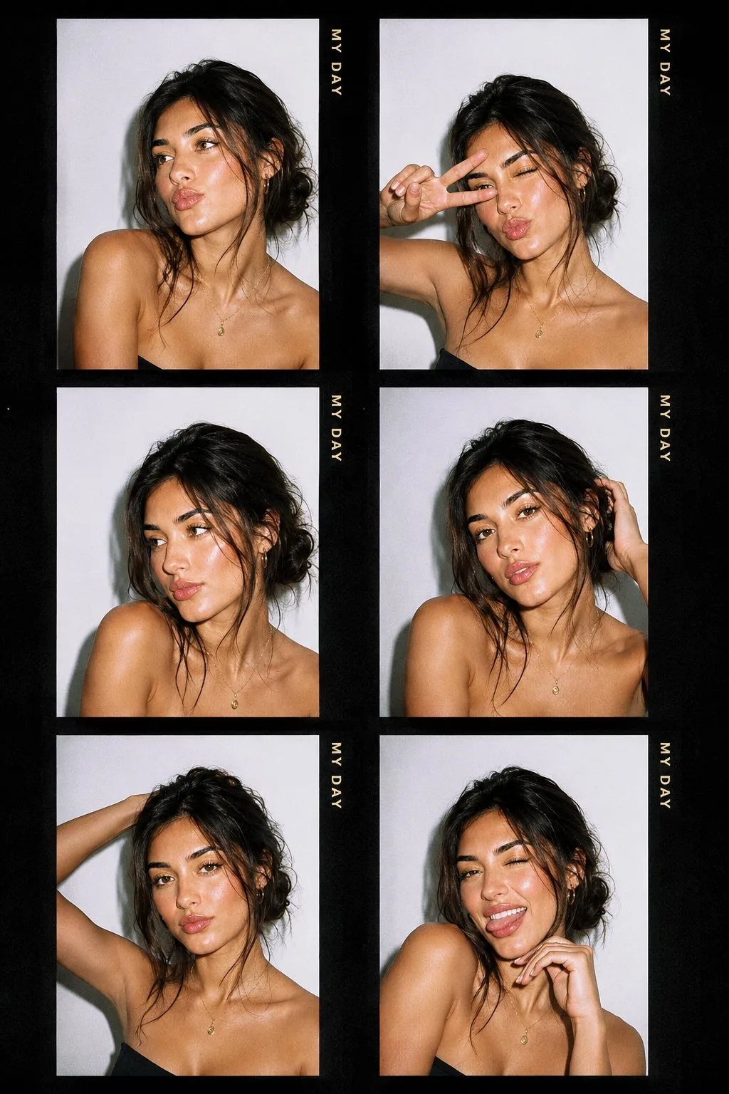 Korean photoism style photo booth collage — Sonra