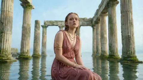 Modern aphrodite flooded temple
