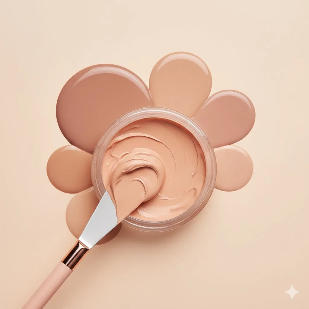 Smooth creamy blush macro — Sonra