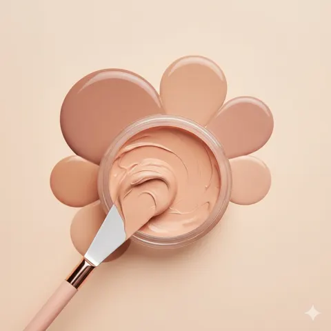 Smooth creamy blush macro