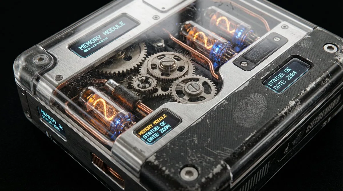 Retro futuristic device — Sonra
